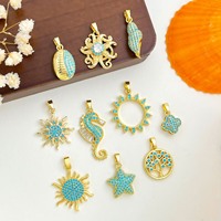 Pendentif de collier DIY polyvalent Shell Star Fashion, accessoire estival haut de gamme au toucher frais