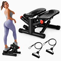 Ultra-Leiser Aerobic-Stepper mit Multifunktionalem Verstärktem Stahlrahmen und Rutschfesten Pedalen