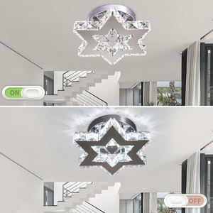 आधुनिक K9 क्रिस्टल इनडोर होम छत रोशनी सतह घुड़सवार डिजाइन के नेतृत्व वाली छत लाइट होम सजावटी फैंसी लाइट फिटिंग - Product Image 4