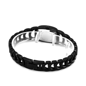 นาฬิกาข้อมือสตรีสแตนเลสสตีลทรงสี่เหลี่ยมหรูหรา นาฬิกาแฟนซี - Product Image 4