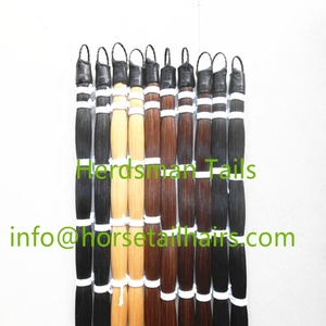 钝剪马毛编织环假马尾延长100厘米长2镑重尾马毛 - Product Image 2
