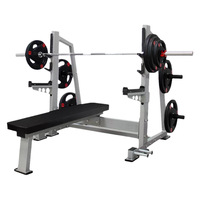 Équipement de fitness multifonctionnel unisexe moderne pour la maison : banc de musculation en métal, support pour barre, rack à haltères, blocs de poids, lit de musculation