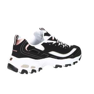 Skechers Donna Sneakers 13154 Nero Bianco Scarpe Chunky - Product Image 5