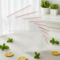 Sacs en plastique à fermeture éclair 2 mil transparents, étanches, refermables, avec logo personnalisé, pour emballage alimentaire, vente en gros