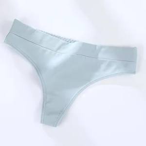 厂家直销低腰纯棉针织女式针织内衣女童蕾丝丁字裤性感丁字裤 - Product Image 2