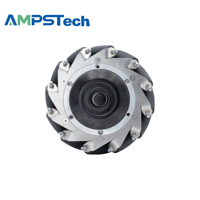 Motor Servo de Eje Único AMPSTech Serie Macnam de 7 Pulgadas, 24VDC, 3.5Nm, Juego Completo con Codificador para AGV, AMR y Robots Humanoides