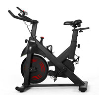 Vélo de spinning TOPFIT, vélo d'exercice stationnaire, vélo de gym à domicile, haute qualité, résistance réglable, écran LCD, siège confortable