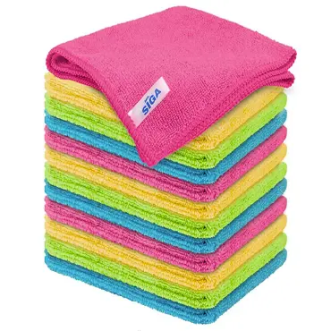 Serviette en microfibre de détail de voiture de qualité super absorbante Chiffons de nettoyage polyvalents 350 gsm