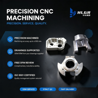 HUALONG Prototipos Rápidos, Entrega Rápida, Fresado de Aluminio, Acero Inoxidable y Plástico, Piezas de Plástico de Alta Calidad Mecanizadas por CNC
