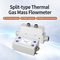 Medidor de Flujo de Gas Tipo Split con Salida RS485 Modbus, Alta Precisión ±1.5%, 4-20mA, Amplio Rango, Relación 100:1