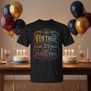 T-shirt vintage édition limitée 1990 pour le 35e anniversaire, T-shirt promotionnel pour les 35 ans - Product Image 3