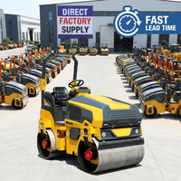 Compacteur routier à pression statique robuste pour travaux professionnels de construction de chaussées et d'asphalte