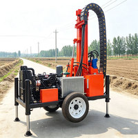Foreuse rotative hydraulique diesel 200M la plus vendue pour forage profond, stable et fiable, de marque renommée, pour puits d'eau