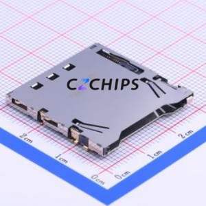 AXA2R73061P SD Card / Memory Card Connector SMD Connector Self-Return Type Standard SD Card Card Holder - Product Image 1