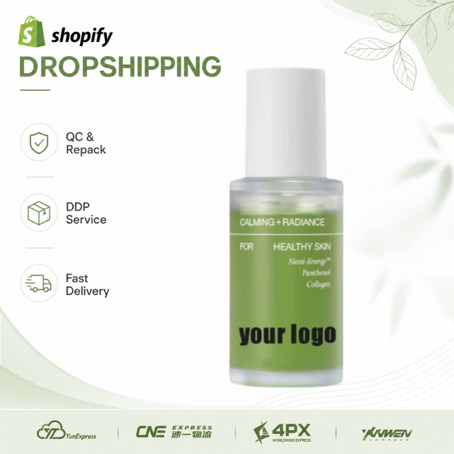 Dropshipping Beauty Skincare Product Suppliers Noni Energy Panthenol B5 Collagen Facial Serum Calming Radiance Glow Best Selling