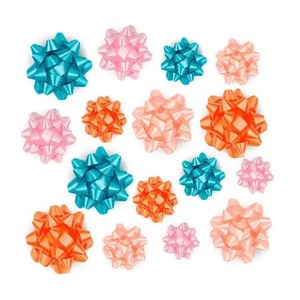 Colorful Double Face 100% Polyester Satin Gift Bows for Packaging Decorations Solid Color <b>Ribbons</b> Assorted Sizes - Product Image 1