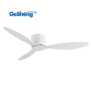 Modern Decorative Commercial Cheap Price Indoor Smart False Electric Cieling Fan 3 Abs Blade Dc Motor Remote Control Fan Ceiling