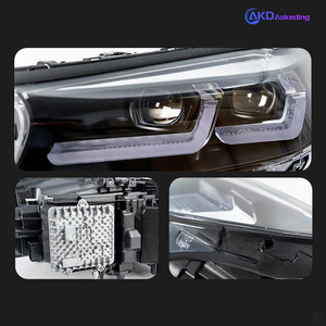 ไฟหน้ารถสำหรับ BMW G30 17-21 Matrix DRL สำหรับ530i 525i 540i 535i ไฟหน้า LED สีขาวอุ่นสภาพใหม่ - Product Image 5