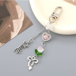 新款Y2k千禧风格花蝴蝶结钥匙扣吊坠，多功能流星吊坠，Ccd相机小吊坠 - Product Image 5