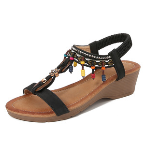 Summer Fashion Trend Women's <b>Open</b> Toe Sandals with Genuine Leather Strappy Design Durable Build-Spring Ready - Product Image 3