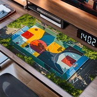 Terrain de basket coloré élégant PC tapis de souris de jeu Gamer tapis Teclado tapis ergonomique tapis ordinateur portable bureau tapis 900X400
