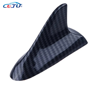 Antena de aleta de tiburón Universal, aspecto de fibra de carbono, piezas de decoración de modelado, sin función, accesorios de coche aéreo falso - Product Image 6