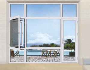 Nhà an ninh bão tác động đôi tráng men <span class=keywords><strong>PVC</strong></span> hồ sơ casement cửa ra vào và cửa sổ - Product Image 3