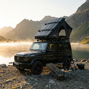 Tente de toit professionnelle 4x4 tout-terrain en ABS à coque rigide avec matelas et échelle, robuste pour SUV et Ute - Product Image 3
