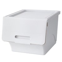Boîte de rangement multifonctionnelle en plastique PP pour chaussures, vêtements et jouets, design moderne, tiroir, armoire, étagère de cuisine