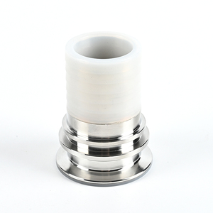 PTFE kẹp ống chân uốn thân SS304 SS316L thép không gỉ lót ptfem Hose Adaptor ODM/OEM vệ sinh ống lắp DN15-DN80 - Product Image 4