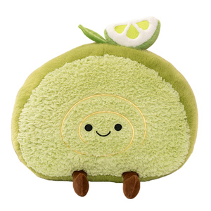 Cuscini Peluche a Forma di Torta con Imbottitura in Cotone PP, Ultra Morbidi, Antistress, per Abbracci e Decorazione, Regali Dolci per Amanti dei Dolci - Product Image 1