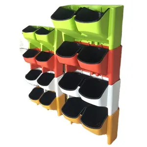 Outdoor Tre-dimensionale Verticale Greening Pianta in Vaso <span class=keywords><strong>Da</strong></span> Parete Vaso di Fiori Contenitore Impilati a Parete Piantare Scatola Fiore Trogolo - Product Image 1