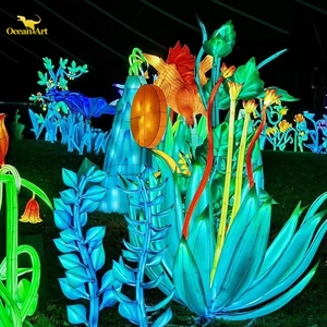 OceanArt Factory - Exhibición de Faroles Grandes y Coloridos Personalizados para Parques Temáticos - Diwali y Acción de Gracias, Reutilizables e Impermeables - Product Image 2