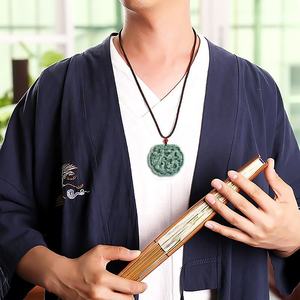 หยกธรรมชาติแท้ จี้ลองไป๋ สำหรับผู้ชายและผู้หญิง หยกทั่วไป ขายส่ง ดีไซน์ดั้งเดิม LP34 - Product Image 4