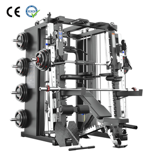 Smith Machine Comprehensive Trainer, équipement <span class=keywords><strong>de</strong></span> fitness commercial à structure en porte-à-faux, <span class=keywords><strong>banc</strong></span> <span class=keywords><strong>de</strong></span> squat multifonctionnel en acier pour usage domestique - Product Image 1