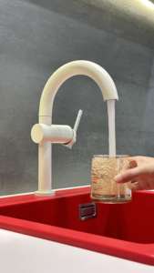 <span class=keywords><strong>Grifo</strong></span> de <span class=keywords><strong>cocina</strong></span> termostático OKIE monomando, ajustable, agua fría y caliente, grifos mezcladores de lavabo de latón, <span class=keywords><strong>manguera</strong></span> a prueba de salpicaduras para lavabo - Product Image 2