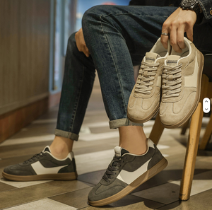 Zapatillas de Entrenamiento Retro Alemanas para Hombre, Tejido Casual, Entresuela de TPU, Suela de PVC/EVA, Diseño de Lujo, Ligeras, Transpirables y Cómodas - Product Image 3