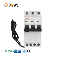 Disyuntor Diferencial RCBO JVRO9-50 10kA con Protección Contra Sobrecorriente, Característica Tipo A, 240V/415V 50/60Hz, Modular