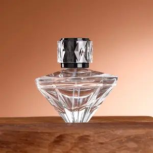 Wholesale Price Rhombus Shape Perfume Glass Bottle 70ml Perfume Empty Bottles Spray Luxury Empty Glass Perfume Bottle