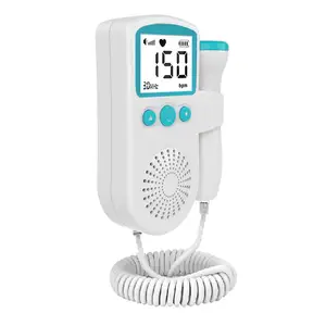 Home Medical Portable Fetal Heart Rate Detection Machine Ultrasound Baby Heartbeat Fetal Doppler