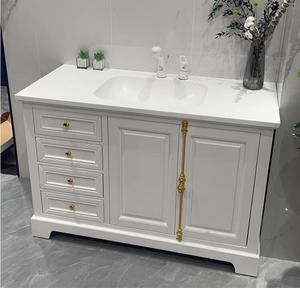 American Style Solid Wood <strong>Free</strong> <strong>Standing</strong> <strong>Bathroom</strong> Vanity <strong>Bathroom</strong> Furniture With <strong>Mirror</strong> - Product Image 6