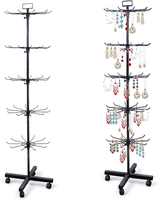 Support d'affichage de vente au détail à 7 niveaux, étagère rotative pour l'affichage en magasin, étagères pour bijoux, chaussettes, chapeaux