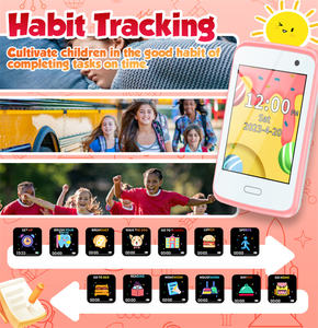 Téléphone pour Enfants A17, Jouet pour Tout-Petits Filles Garçons de 3 à 12 <span class=keywords><strong>Ans</strong></span>, avec Appareil Photo, Peinture, Meilleurs Cadeaux d'<span class=keywords><strong>Anniversaire</strong></span> pour Enfants - Product Image 4