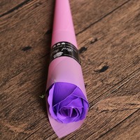 Fleur de savon rose unique simulation créative fleur de savon cadeau Saint Valentin cadeau de fleur éternelle romantique