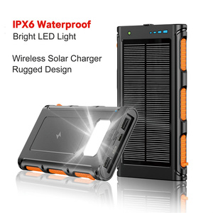Nuevo Banco de Energía Portátil Solar Inalámbrico RiaPower BD de 10000 mAh, Resistente al Agua IPX6, OEM ODM, Alta Resistencia de PVC, 9V, para Exteriores, Llegada en 2024 - Product Image 3
