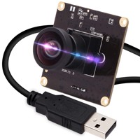 Módulo de Cámara USB ELP 1080P de Alta Velocidad 260fps/120fps/60fps con Lente Gran Angular de 2.9mm CMOS OV4689 Mini Módulo de Cámara para Linux