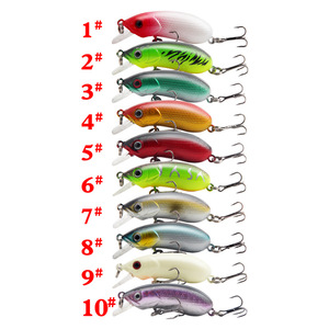 Señuelo de pesca Xy 358 Minnow de 53 mm y 7.8 g, de hundimiento lento, para pesca de lubina en agua dulce, cebo de aguas medias, colorido, para pez mandarín - Product Image 2