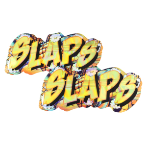 Sacchetti Mylar Richiudibili Personalizzati con Stampa SLAPS, Forma Irregolare, 3.5g, per Confezionamento Biscotti, con Chiusura a Zip e Protezione dall'Odore - Product Image 2