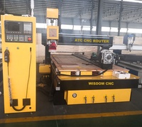 Fraiseuse à bois CNC 4 axes ATC avec broche HSD d'italie de 9kw pour le travail du bois de porte d'armoire de meubles, nouveau design 2022
