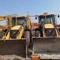 Chargeur rétrocaveuse Jcb 4cx d'occasion japonais original prêt à la vente avec bon état à vendre